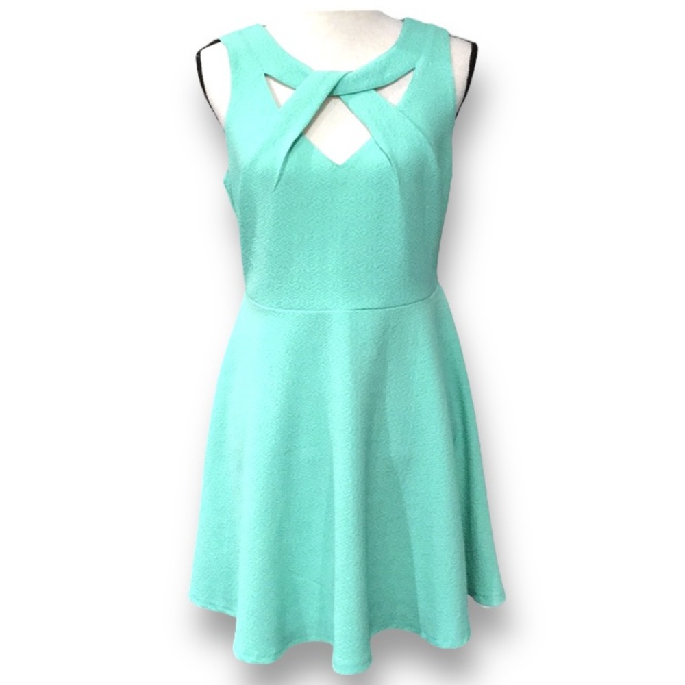 Very J turquoise dress